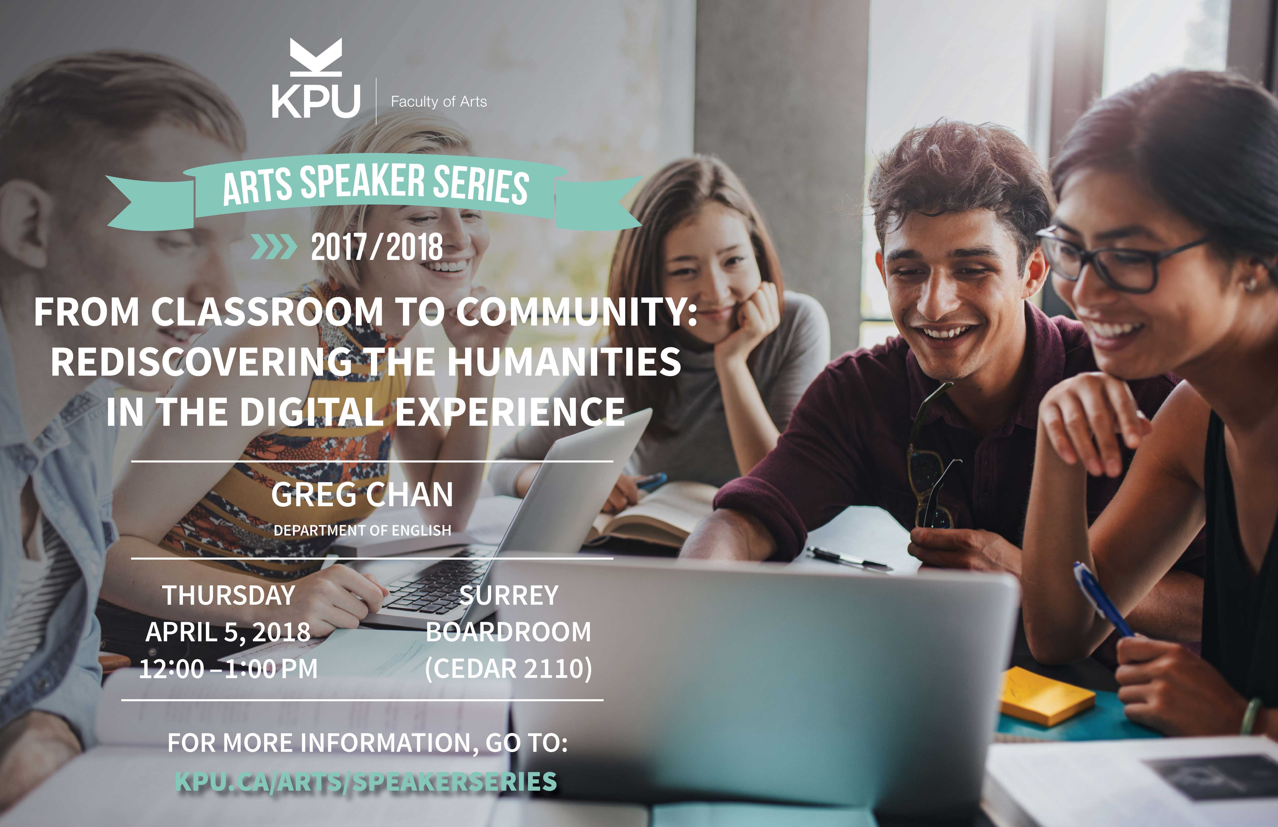 KPU-FOA_Speaker-Series_Greg-Chan_Poster_Apr05