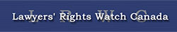 Lawyers' Rights Watch Canada