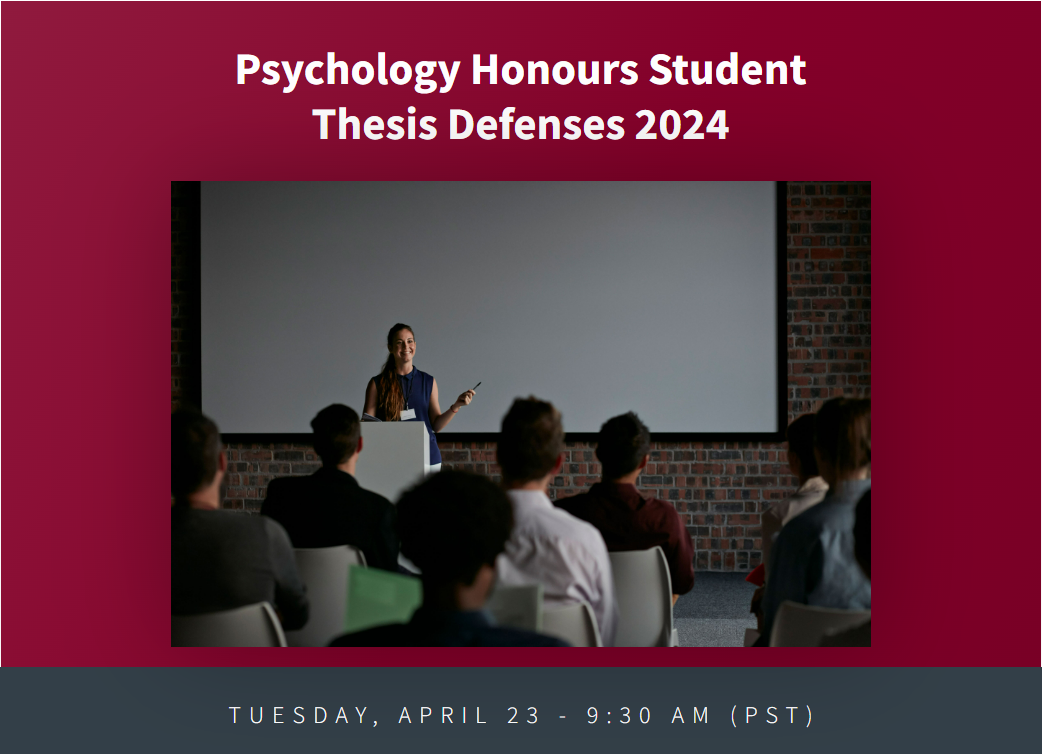 Psychology Thesis Defense 2024