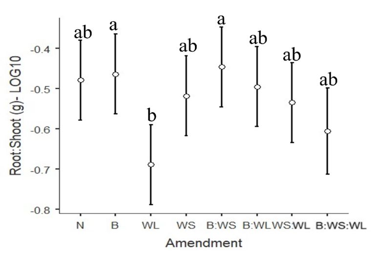 Root:Shoot ratios