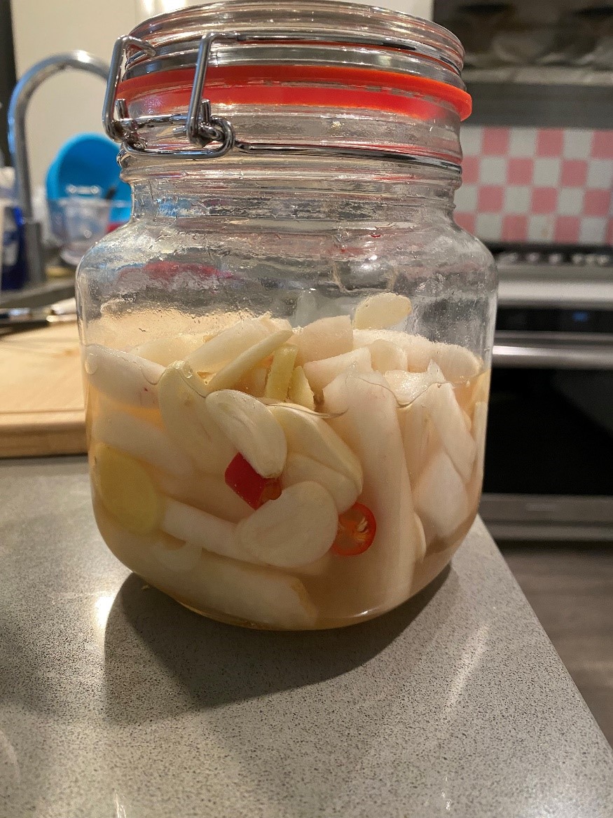 pickled turnips