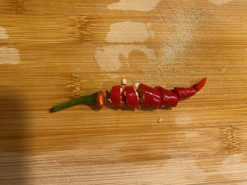 sliced pepper