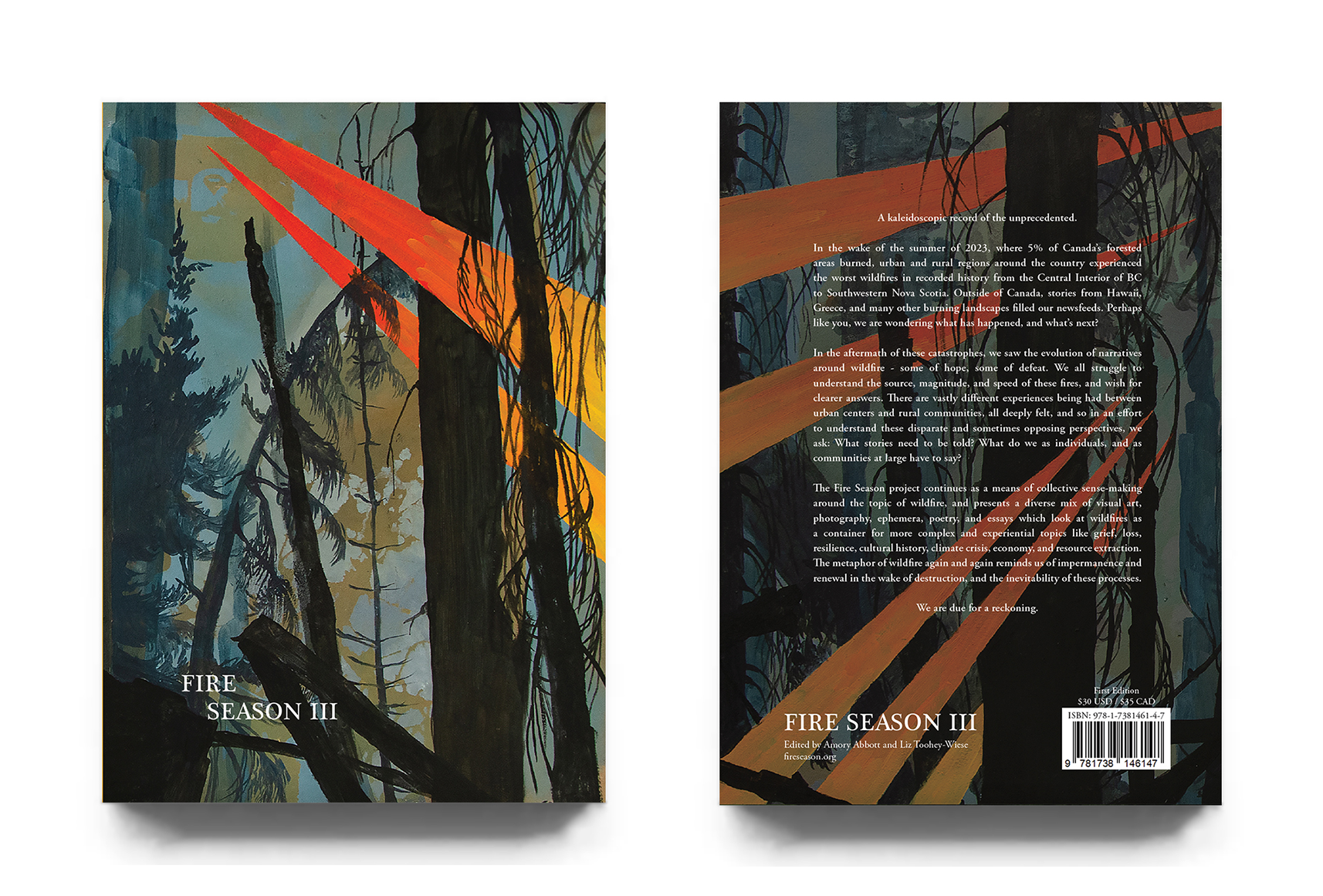 The front and back covers of Fire Season 3.