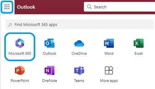 Microsoft 365 access from email