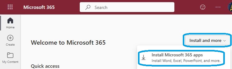 Microsoft 365 access from email