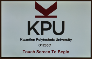 Touch Panel Initial Screen