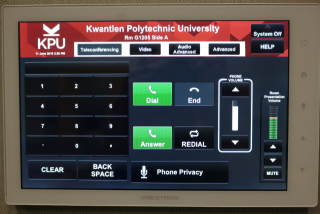 Touch Panel - Teleconference Screen