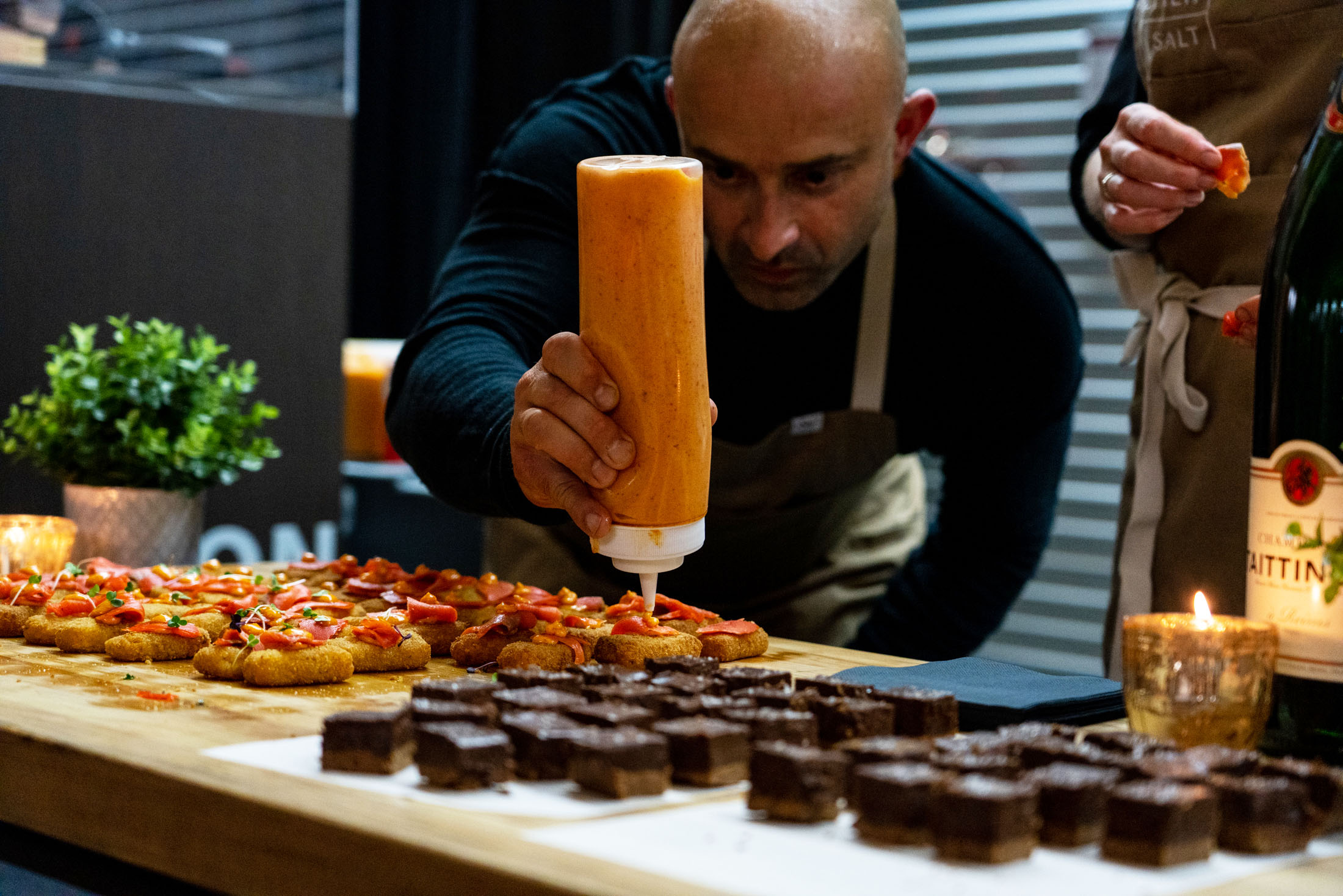 A food vendor at Ignite a Dream.