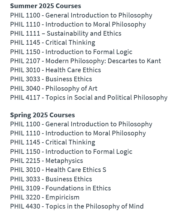 PHIL Future Courses