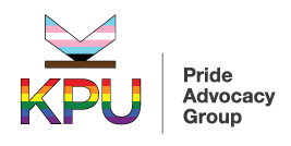 KPU Pride Advocacy Group Logo