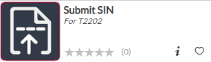 Submit SIN tile