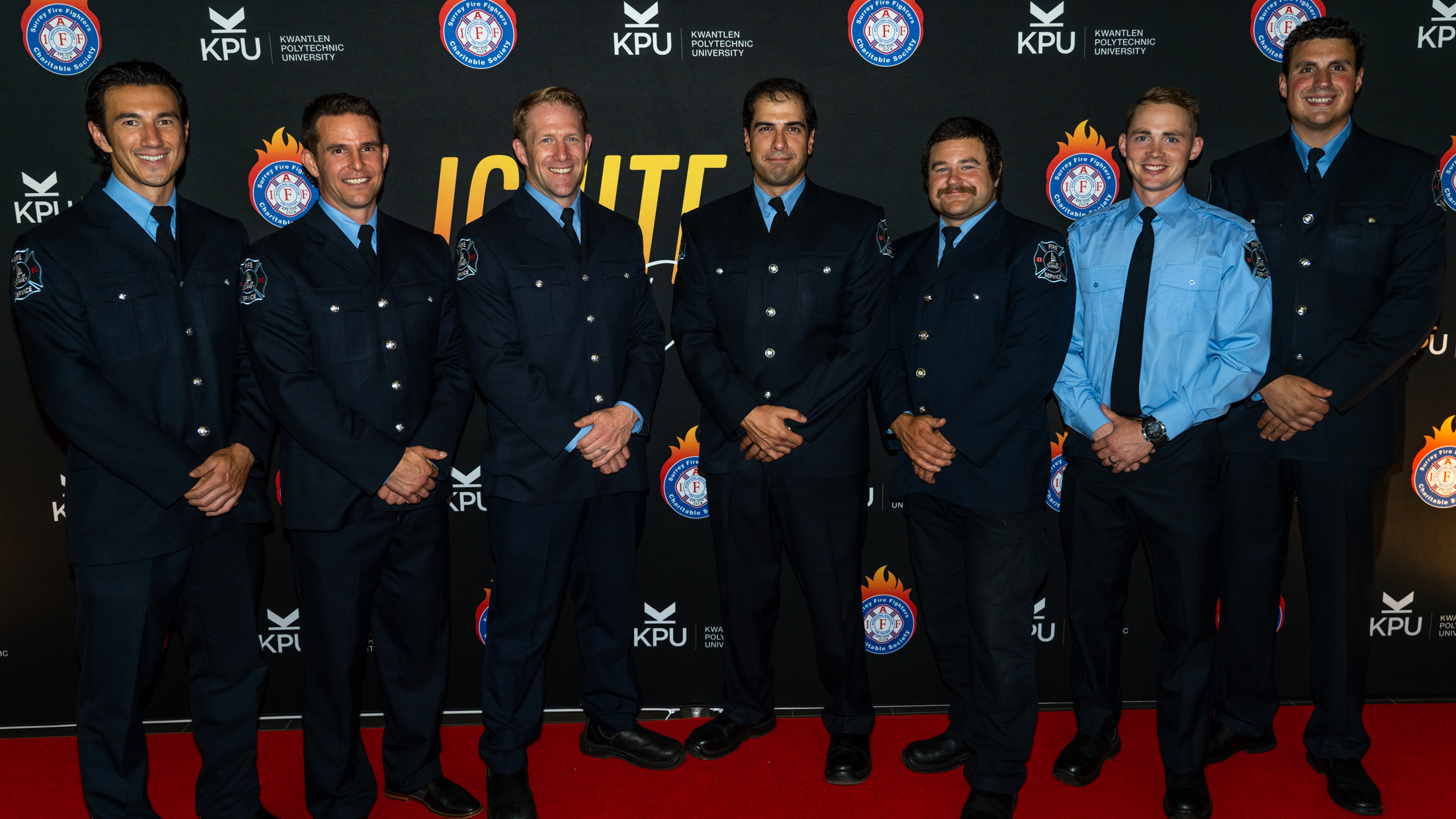 Members of the Surrey Fire Fighters' Association.