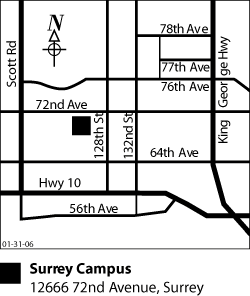 Surrey Campus Location