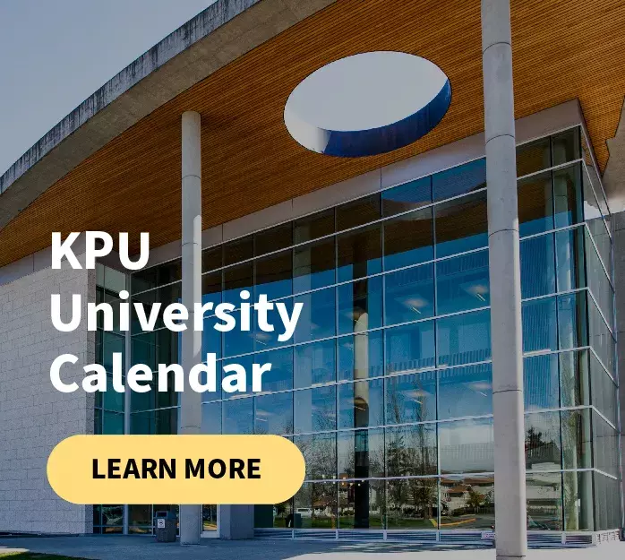 KPU University Calendar