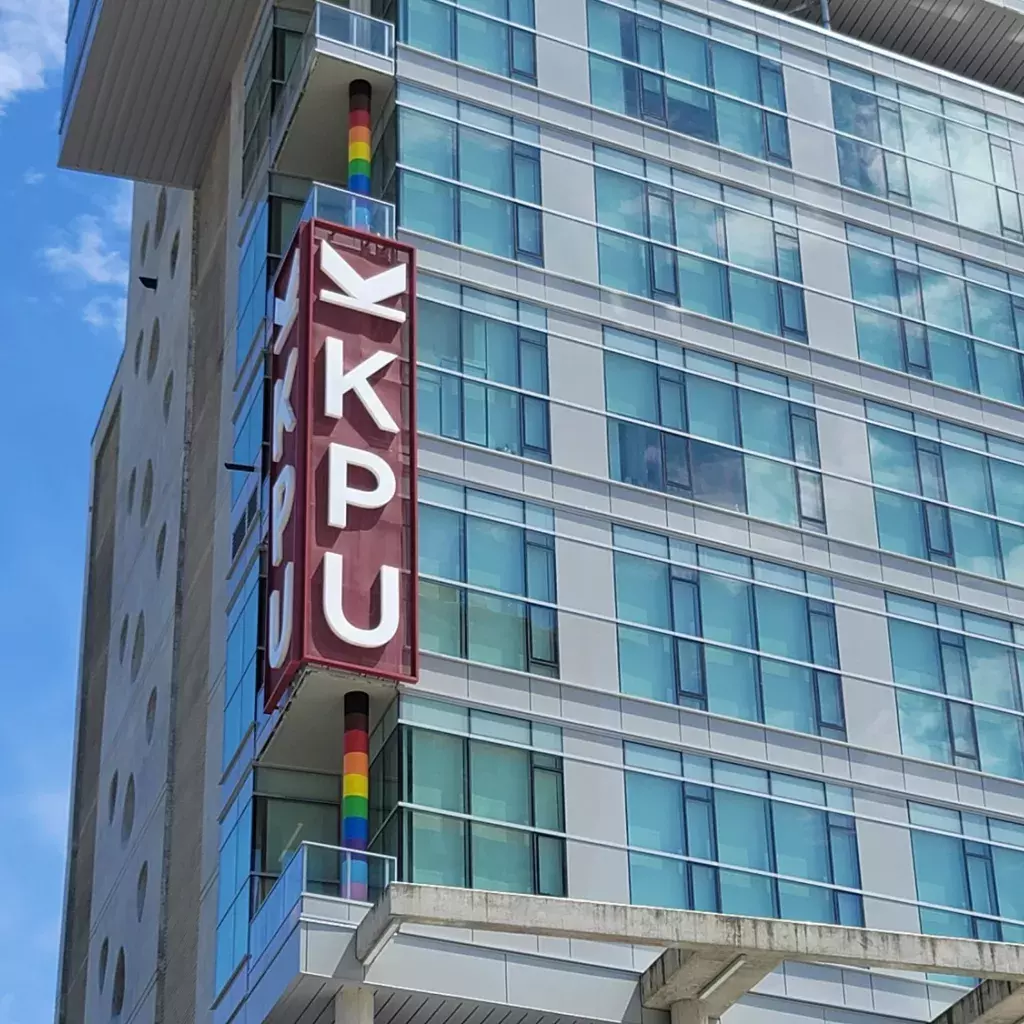 Pride 2021 is getting brighter at all Kwantlen Polytechnic University campuses. 
