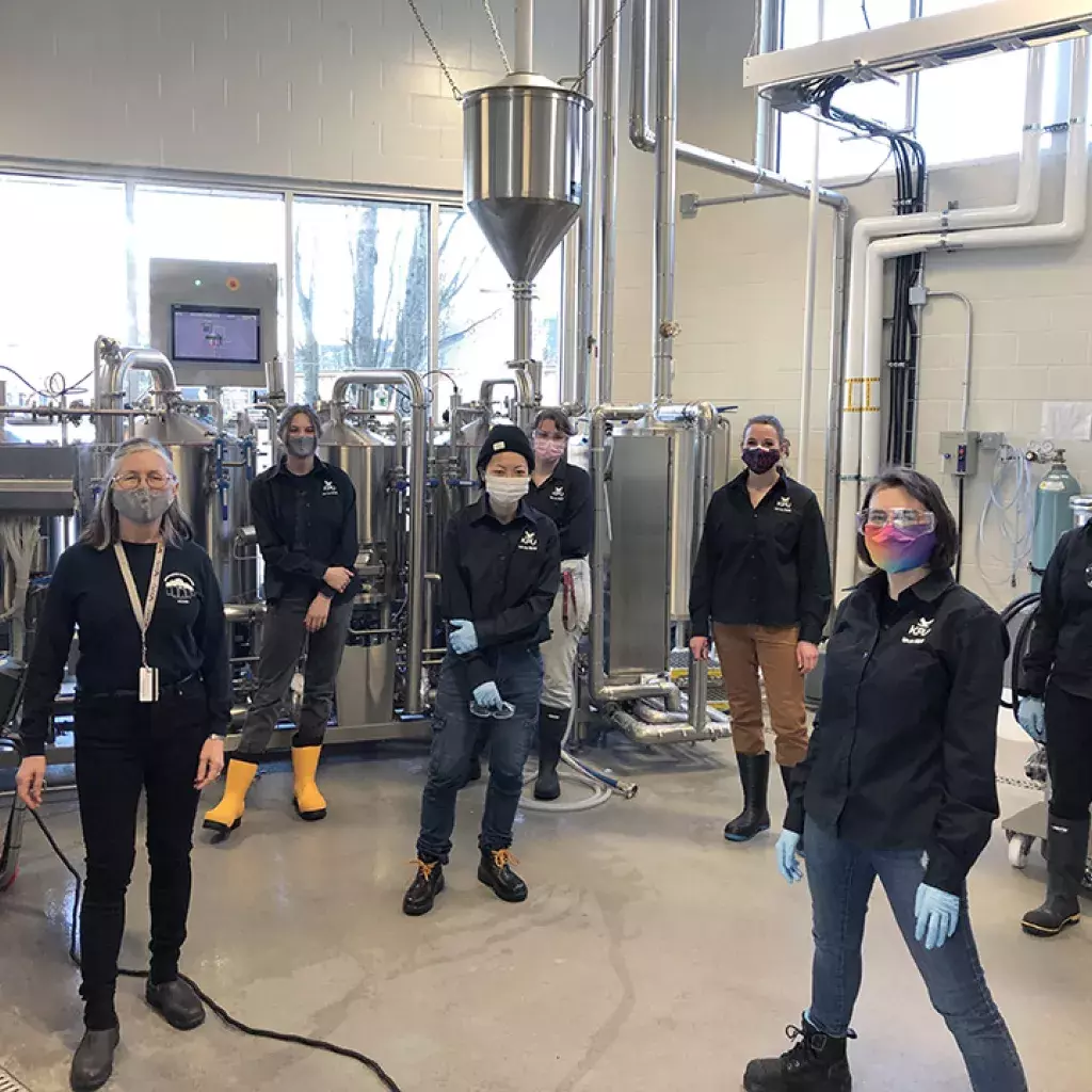Female brewers at Kwantlen Polytechnic University (KPU) are joining colleagues across the industry to celebrate the 2021 Pink Boots Brew Day by releasing a collaborative beer.