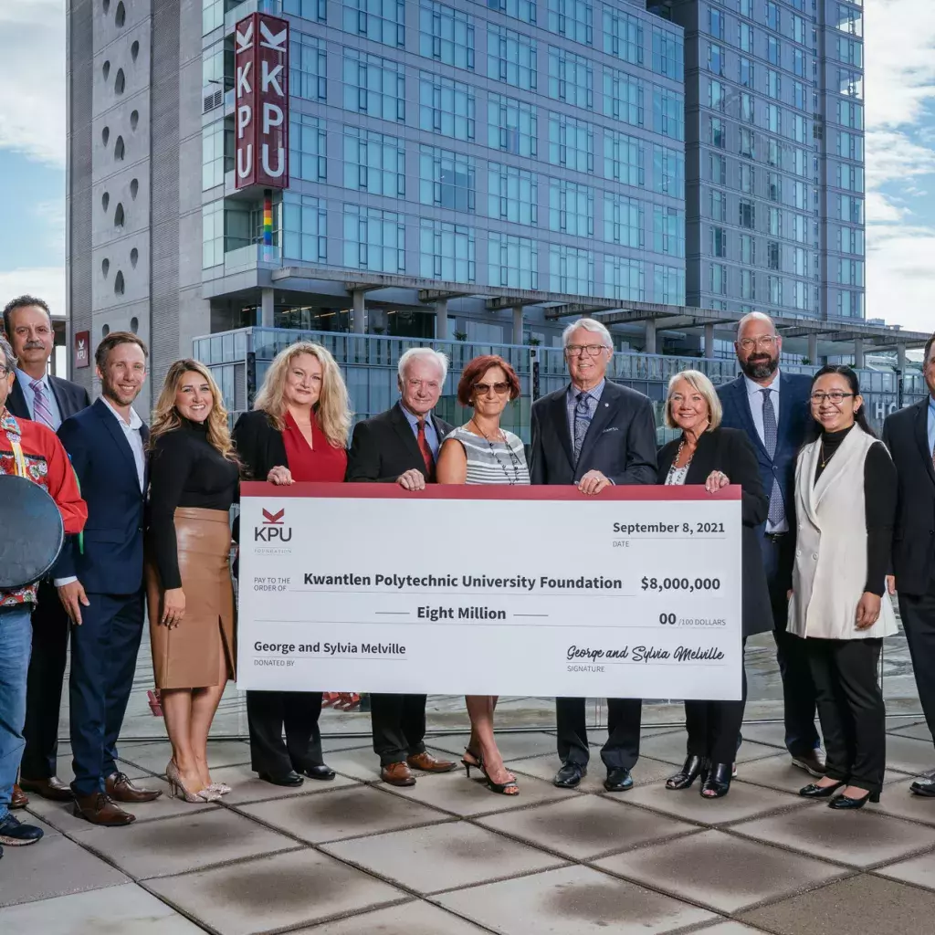 Kwantlen Polytechnic University has renamed its business school to the Melville School of Business to recognize a historic donation from philanthropists George and Sylvia Melville.