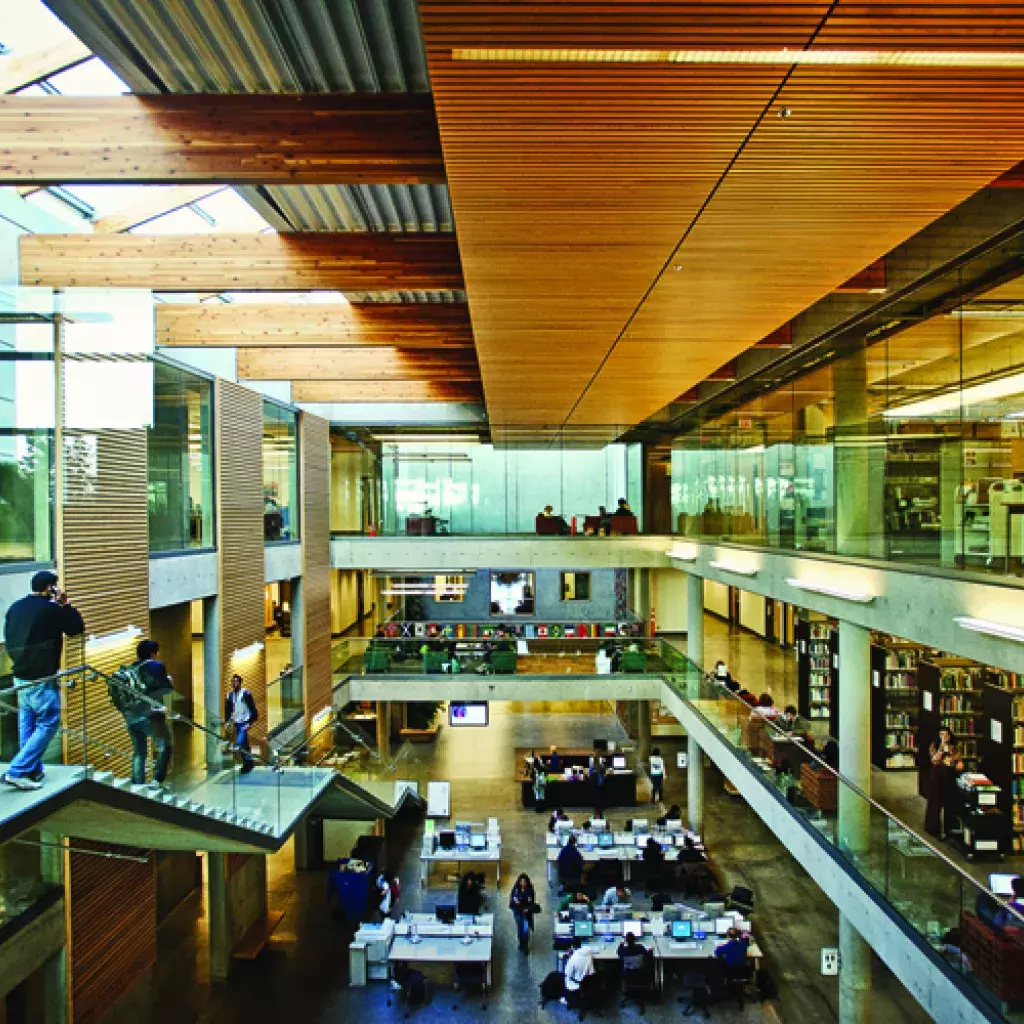 Coast Capital Library at KPU Surrey.