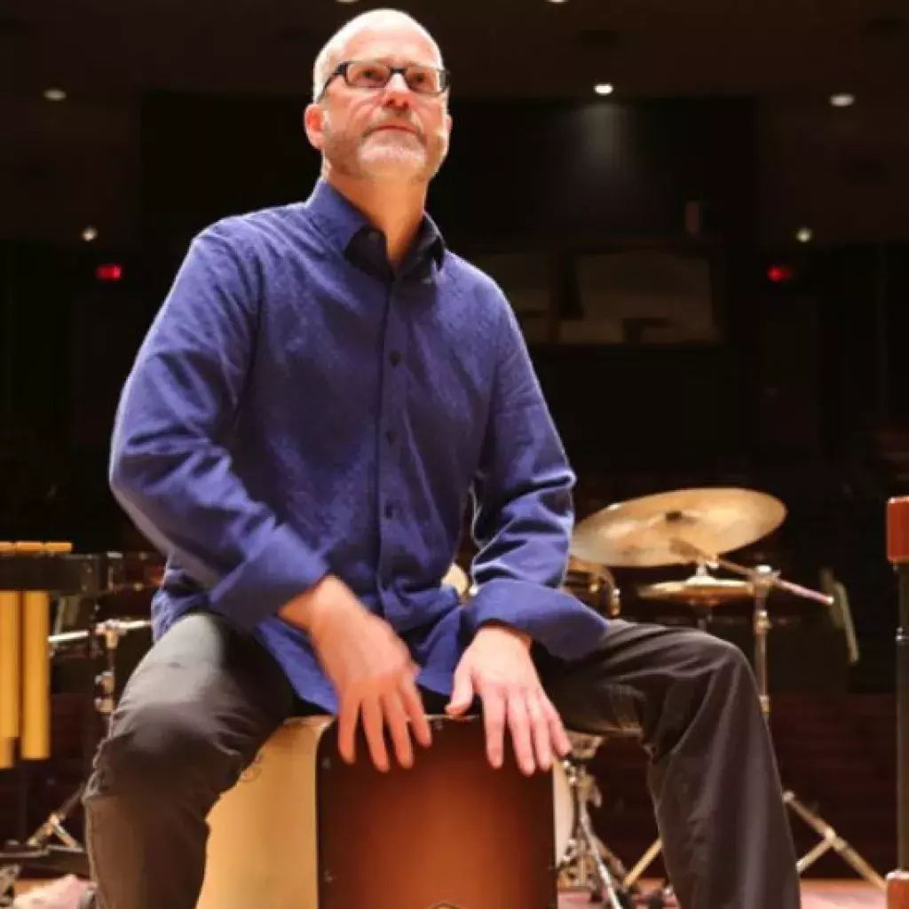 Terry Longshore, guest musician Woodwind Workshop & Day of Percussion