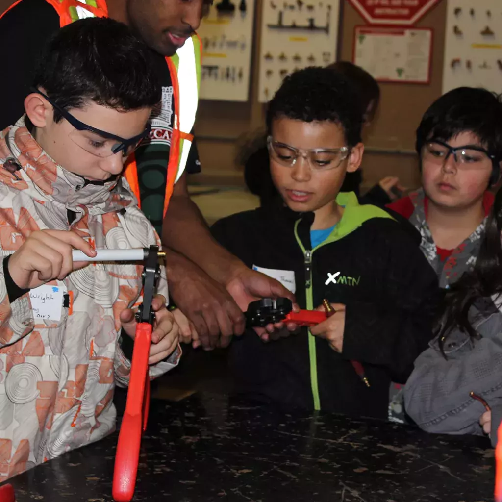 KPU, Surrey Schools, ITA showcase benefits of trades careers to young audience.