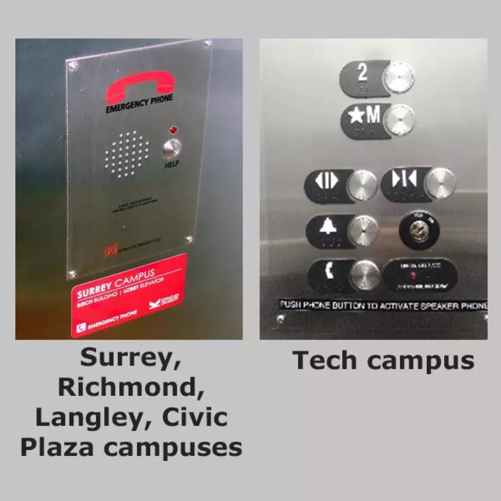 Elevator buttons