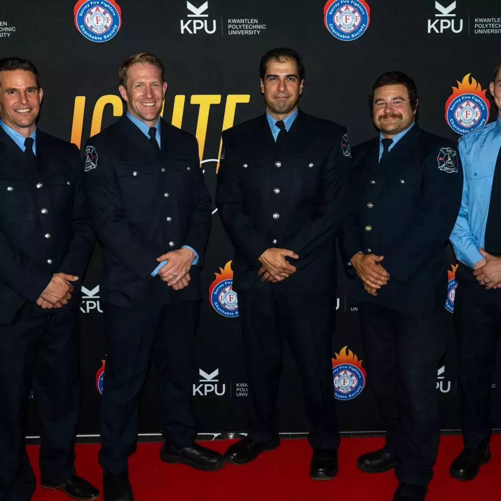 Members of the Surrey Fire Fighters' Association.