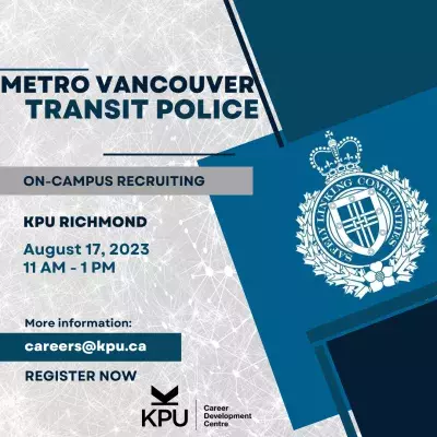 On-campus recruitment Metro Vancouver Transit Police Richmond