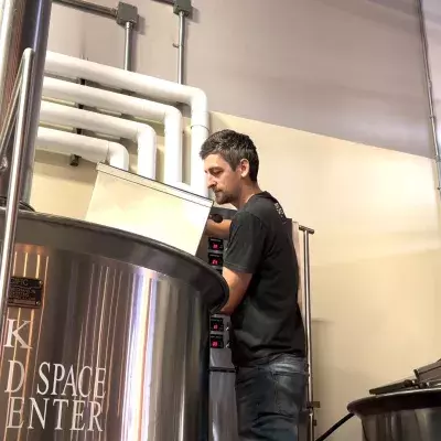 Brewing alumni working at Trading Post Brewing 