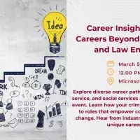 Careers Beyond the Courtroom and Law Enforcement (Webinar)