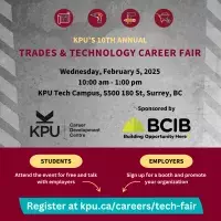 Trades and Technology Career Fair 2025 graphic